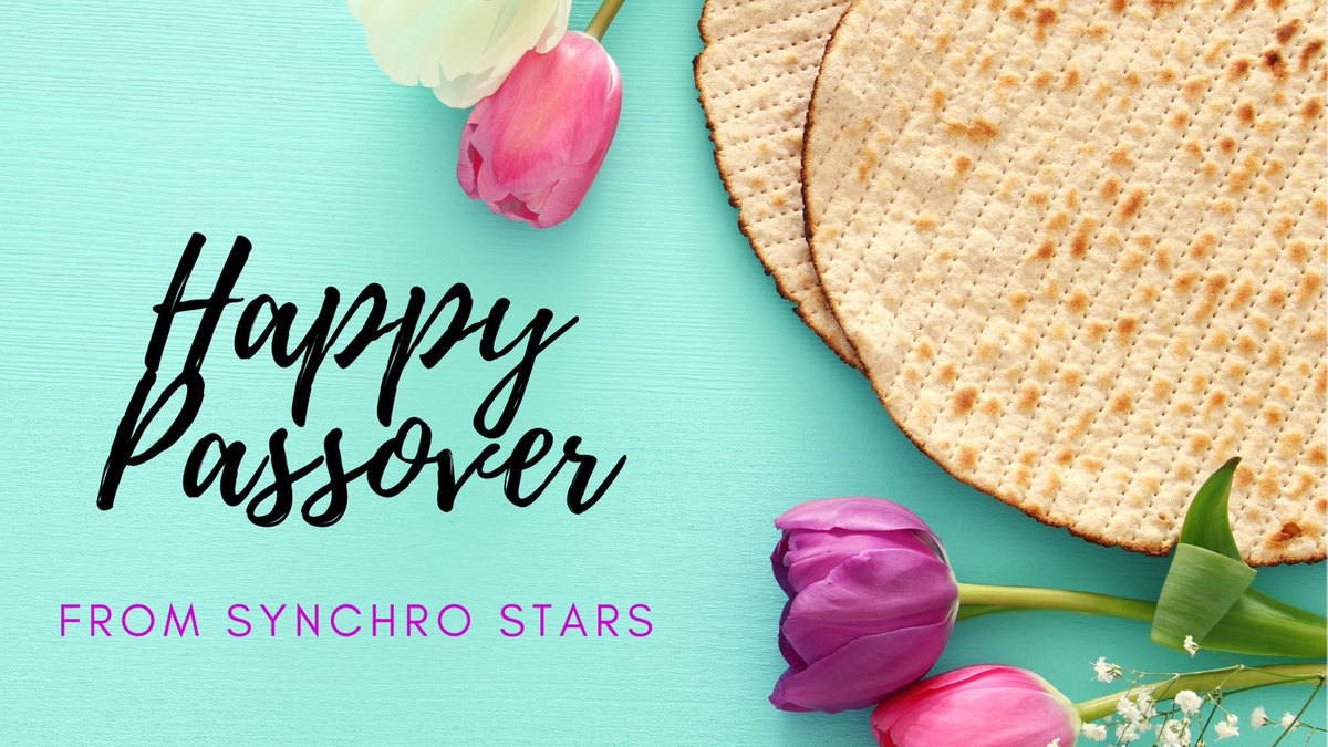 Wishing all who celebrate, a joyous Passover!  #gosynchrostars #synchroskating