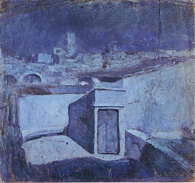 hyaccith's tweet photo. Blue Period in Real World, 

a thread on the sublime homage Yamaguchi Tsubasa is making to revolutionary artists https://t.co/KrVOvY5Syj