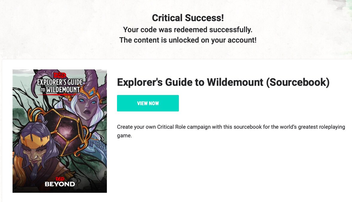 Actorclown's tweet photo. Really enjoying @lgwmofficial by @CriticalBard & crew! A cool new group of characters exploring the world @matthewmercer & @Wizards_DnD brought to life!And now I have it in my @DnDBeyond cause I luckily won one of the giveaways of the digital copy! 🎉#explorersguidetowildemount https://t.co/EPzqVE5PW1