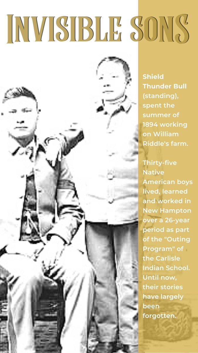 Sister_Serendip's tweet photo. Learn about the history of the Carlisle School, the outings & the stories of some of the boys who spent time living, learning & working in our community at this upcoming virtual lecture series. #HunterdonCounty #History #LittleKnownHistory #KnowTheirNames #TellTheirStories https://t.co/d3zKrEs3Ye
