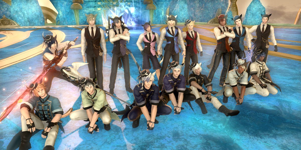feuxa2009's tweet photo. #FF14 #OST16 #オスッテ
出発前のゲリラライブには警備員も出動！
OST24の予定が24人集まらなくて、モンハン発売と重なったせいかな～って話してたらいつの間にか納豆談議になってた不思議（納豆おいしいよね！
来月のオスッテイベントも楽しみにしてます♪ https://t.co/L7ZHzjOLlb