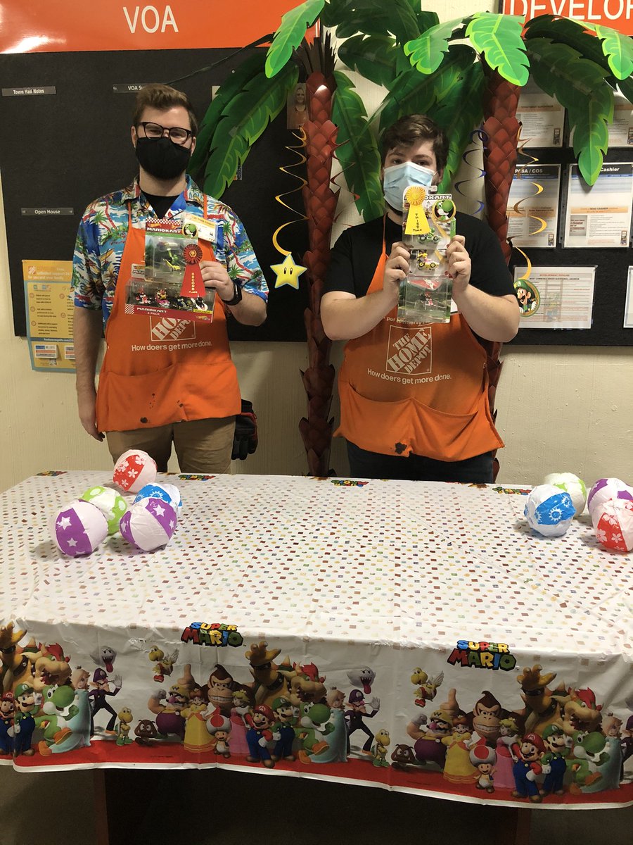 2nd and 3rd place from the Mario cart tournament we had. Success share weekend! <a href="/ChrisMcGee1818/">Chris McGee</a> <a href="/HomeDepotKzoo/">Home Depot Portage</a> <a href="/jennybeausoleil/">Jenny (JB)</a> @ELoichinger <a href="/HouleHeather/">HeatherHouleTHD</a> @JtKropp <a href="/MrsShay27/">Shay M💚</a> <a href="/fieldschris2016/">Chrisfields</a> <a href="/bobsaniga/">Bob Saniga</a> @kathyraglin840