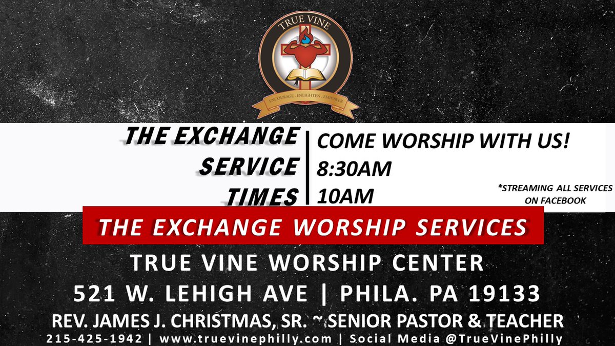 TrueVinePhilly's tweet photo. Palm Sunday @ The Vine! Join us for The Exchange Worship Service at 8:30a &amp; 10a! 

#TrueVinePhilly 
#SundayWorship 
#PalmSunday https://t.co/zcjFq4RxSI