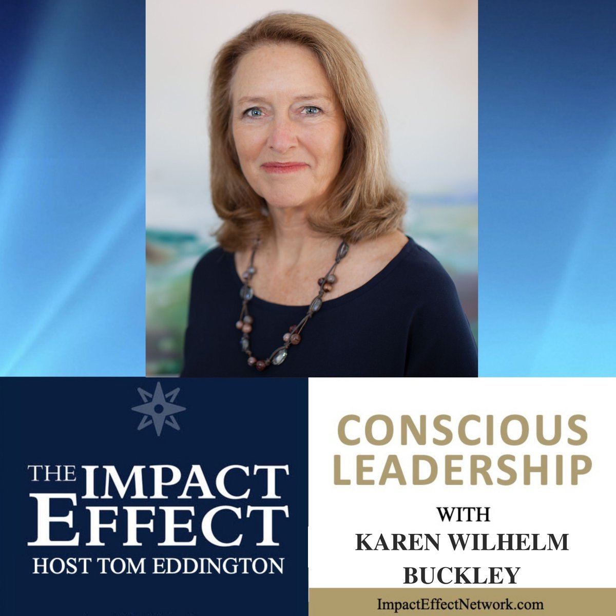 eddingtonadv's tweet photo. New episode featuring Karen Wilhelm Buckley on the Impact Effect! We talk all about Conscious Leadership. A conscious leader has the capacity to embrace disturbance, to stay open to new ideas and to step into a broader perspective. Listen here: https://t.co/4EBF99a365 https://t.co/L8NjmtPKR6