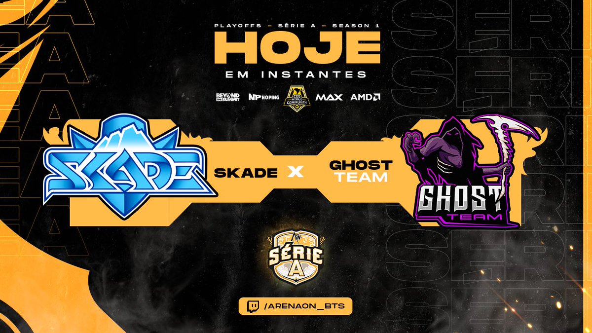 ⚔ PLAYOFFS - MOBILE

Bora pro Mobile? Vai começar um jogasso daqueles! É quase um classificação, se perder é muita bobeira 😛

<a href="/skadegg/">SKADE</a> 🆚 <a href="/ghostteamg/">ghostteam</a>

#LanEmCasa
⏰ Em instantes
🎙<a href="/freezethefate/">Freeze</a> e <a href="/CHFilho_/">CH ♚</a>
📺 twitch.tv/ArenaOn_BTS

📍<a href="/BTSBrasilTV/">BTSBrasilTV</a>