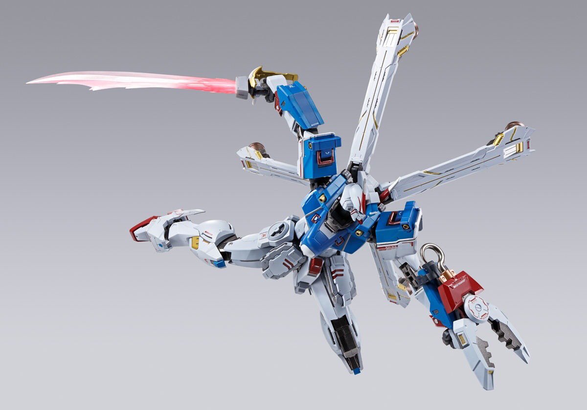 roboguardians's tweet photo. New release in the Metal Build line - Crossbone Gundam X-3.
 In addition to the Crossbone Gundam X-3, the kit includes the Mobile Armor EMA-06 Elegolea.

 The release is in August. https://t.co/PVNu318Z9K