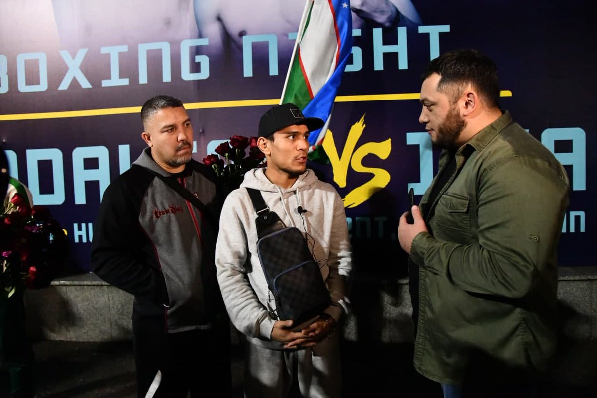 uzb_boxing's tweet photo. Аҳмадалиев, Мадримов ва Ғиёсов Ўзбекистонга етиб келишди

Photo by: @tukhtamuradov_a

@AkhmadalievMj @IsrailMadrimov @ShakhramG @FrolovAliko @asianboxing @worldofbox @MatchroomBoxing @JalolAkhmedov @olamsportcom 

More photos: https://t.co/5smq8hw9Dh https://t.co/rMp20EHs8m