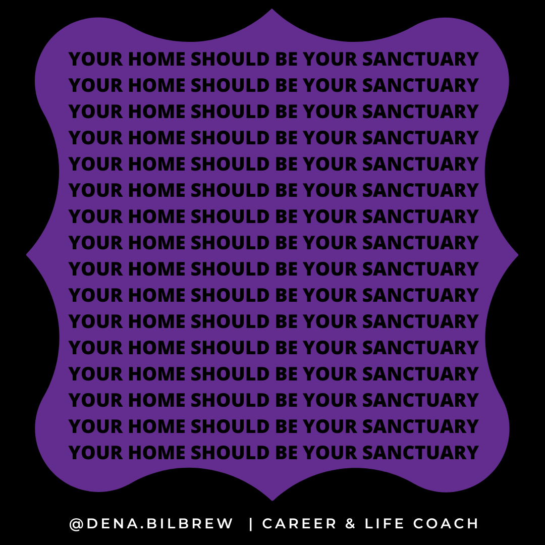 DenaBilbrew's tweet photo. Your home should be your safe haven. It should be the safest place for you to be. The place where you can be yourself. Where you can escape from the world. Where you can let your walls down. Where you can be free. #SanctuaryLife #EscapeFromTheWorld #LifeCoach #FromDenasDesk https://t.co/zQ4XyNZZoM
