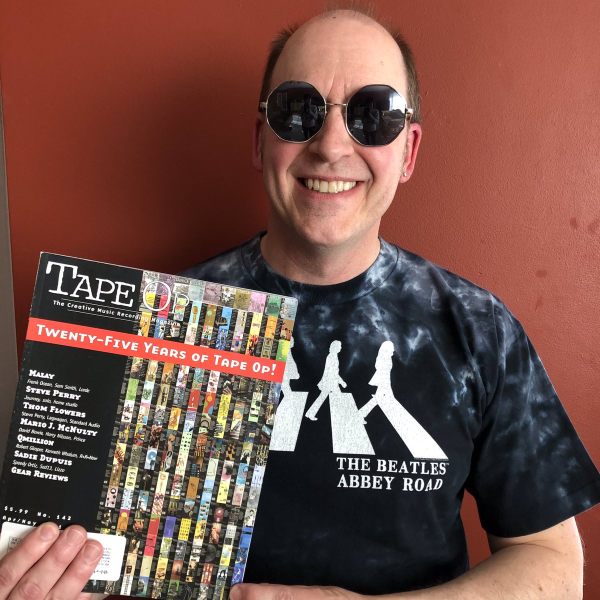 BrianVibberts's tweet photo. Happy 25th Anniversary @tapeopmag 
I remember getting Tape Op years ago when it looked like a newsletter. 
Well done @LCraneTapeOp 

#tapeop #tapeop25 #tapeopmagazine #engineer #studiotools #studiomag #mixer 
https://t.co/8O3HQxivP4 https://t.co/8Bcq94GL67