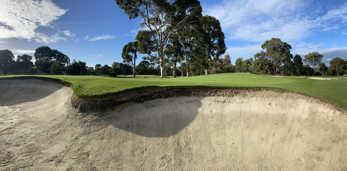 Great job by the ground-staff the course is in fantastic condition as we are set to host <a href="/GolfAustVIC/">Golf Australia VIC</a> Pennant. #Golf #Melbourne  #golfcourse
