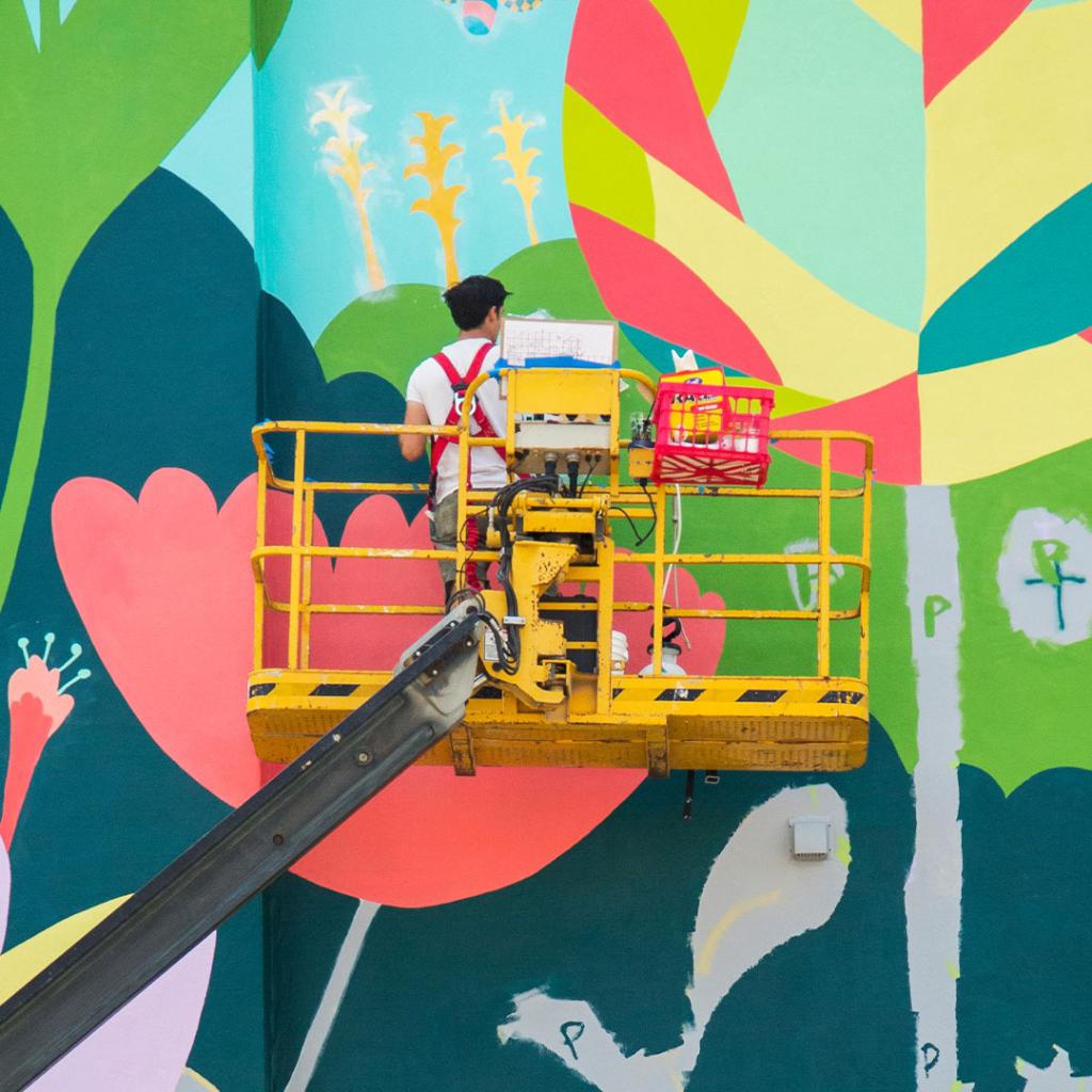 uiowa's tweet photo. How does the nation's top college town continue to set itself apart? By creating public art that is adding to the vibrancy and Iowa City charm. https://t.co/zRCc82SdoK https://t.co/FiI5nC8vkz