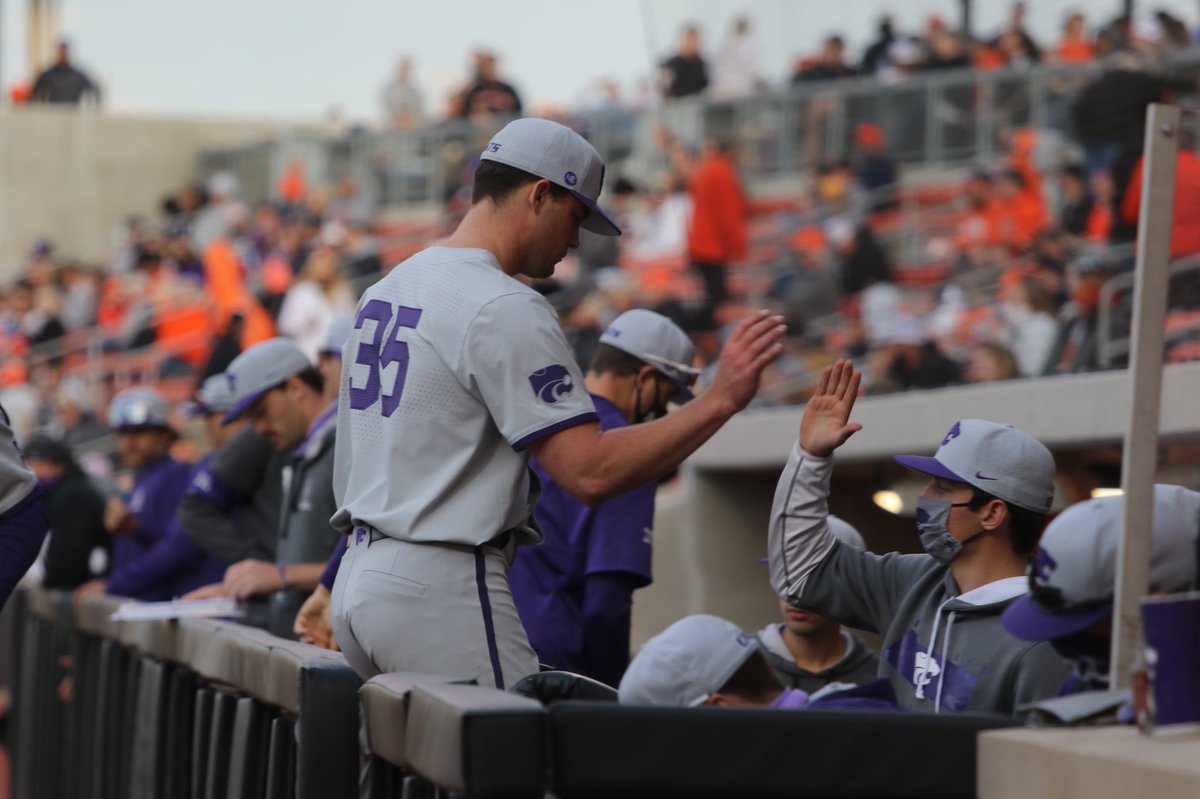 KStateBSB's tweet photo. Seymour with back-to-back strikeouts with the bases loaded to end the third! 

End 3 | #KStateBSB trails 2-0 https://t.co/7rrmHO69Ix