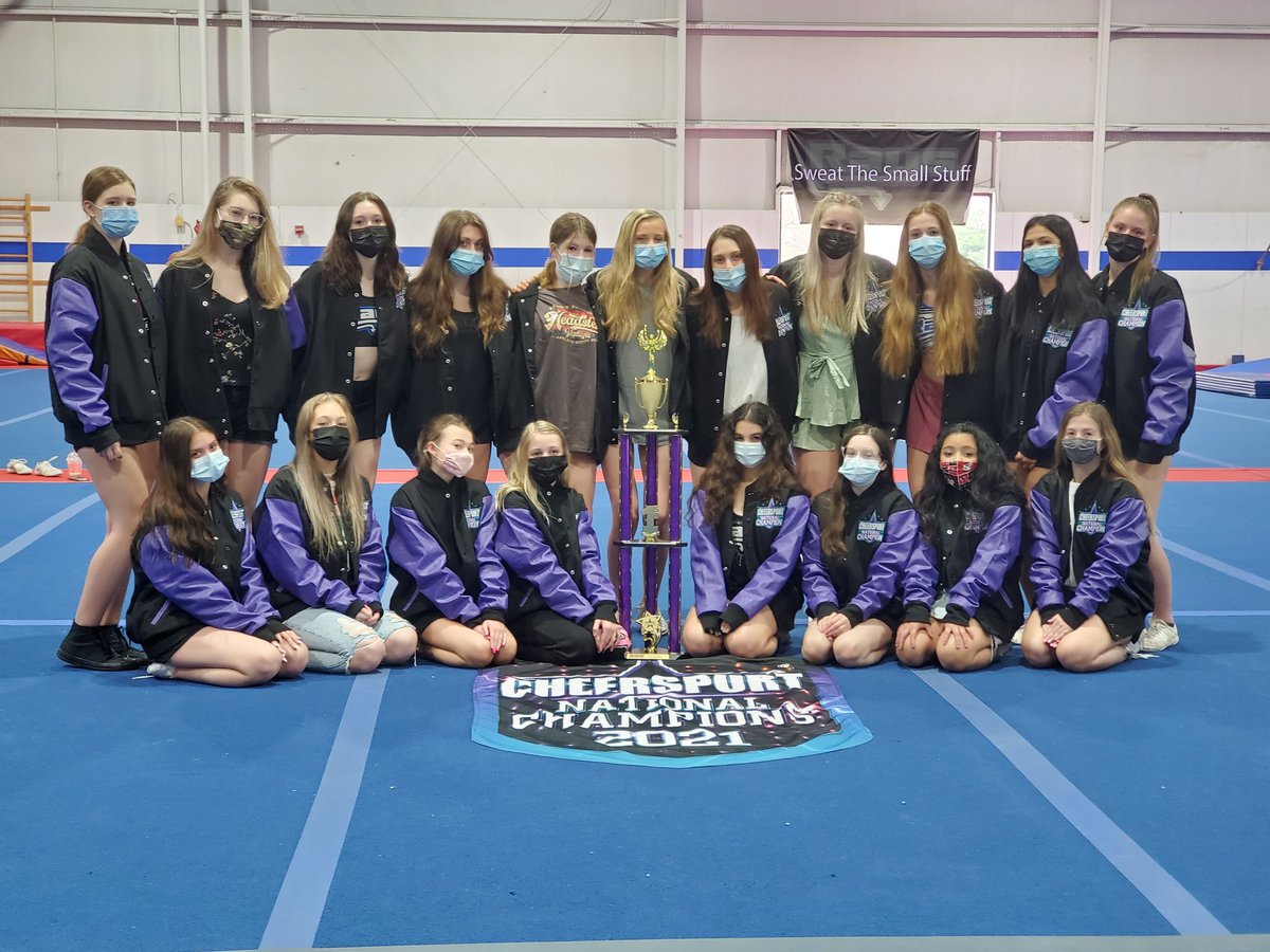 So happy to get to put these on🎀🎀🎀 #cheersportchamp21