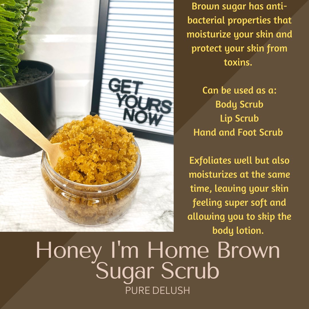 PureDelush's tweet photo. ✨✨”HONEY I’M HOME! 
🧴Exfoliate and moisturize your skin at the same time! 
🙌🏽One of Pure DeLush’s Best Sellers! 
👏🏾Handmade with all natural ingredients ✨✨

#buyblack #blackownedbusiness #fashion  #blackpride #blackcreatives #melaninpoppin #allnatural #smallbusinessowner https://t.co/Eij7M9bw7b