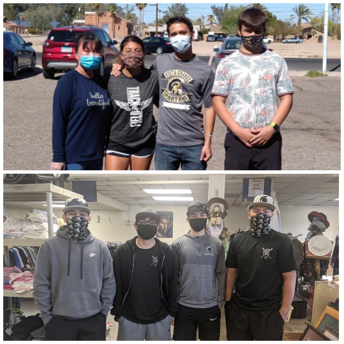 CGUHSD_82's tweet photo. Vista Grande baseball and cross-country and student Kathy Dang volunteered at the St.Vincent de Paul street art fair. Way to go Spartans - thank you for volunteering your time.
#CGUHSDPRIDE https://t.co/1r7cPZc3qu