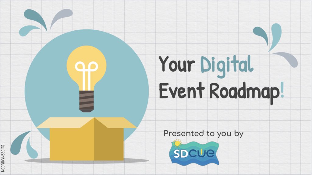 SanDiego_CUE's tweet image. Set up your virtual event with tips from @SanDiego_CUE @cueinc session starts at 6:00pm #SpringCUE #SpringCUE21