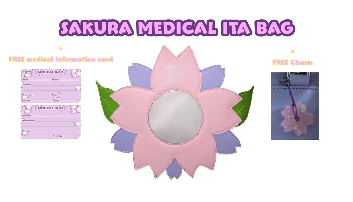 BibiBlossoms's tweet photo. (RT please)
🌸Sakura Medical Ita Bag🌸

Hi I'm Abi! I'm a disabled black women selling ita bags, face masks, pins and so much more! The ita bag can be used for medical or general items! Let me know what you think of it!

Feel free to ask questions!
Details below! https://t.co/tz72htwcQx