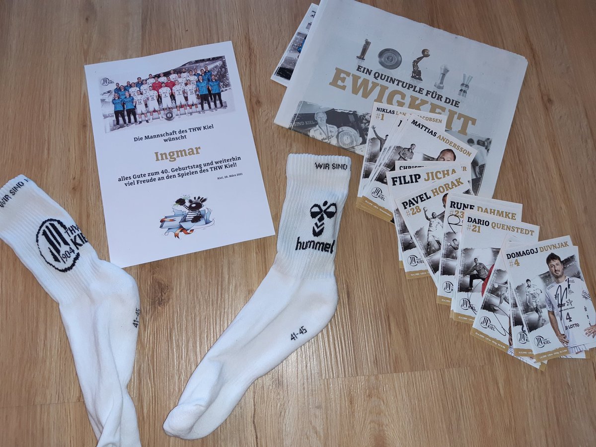 Vielen lieben Dank für die Glückwünsche #WirSindKiel <a href="/thw_handball/">THW Kiel</a>