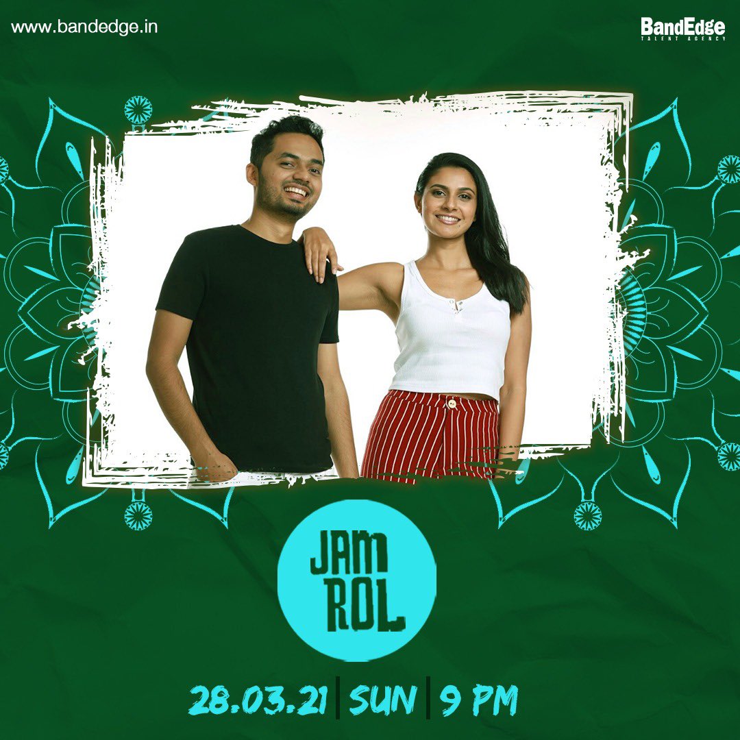 BandEdgeIndia's tweet photo. @roltheband is back with EP. 4 of JAM ROL to add colours and joy to your life! Catch them Live tonight at 9 PM on Instagram and Facebook. This is going to be super fun and exciting & you surely donโt wanna miss this๐ฅ๐โฅ๏ธ
#bandedge #roltheband #live #holi #virtual https://t.co/e3eQ7lUSAX