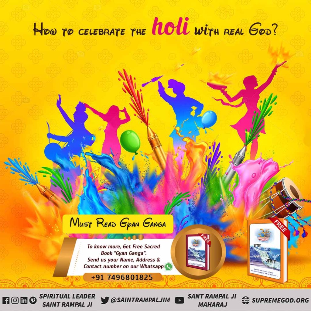 DurgaKushwaha5's tweet photo. #आओ_होली_ऐसेमनाएं
On this Holi, you should  decide whether you want welfare like Prahlada or Durgati like Holika?
Are you also supporting untruth like Holika due to ignorance? Must read the book "Gyan Gang" to know the truth.

Sant Rampal Ji Maharaj https://t.co/GTfxKSVUkf