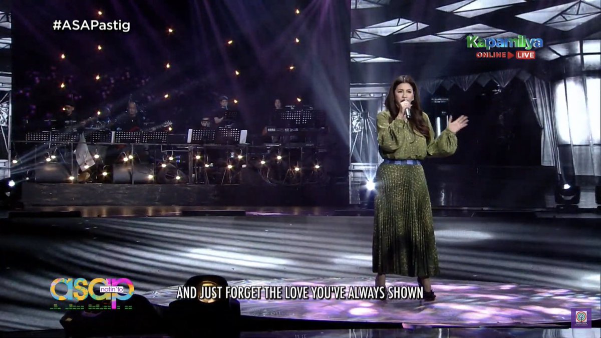 ASAPOfficial's tweet photo. Asia’s Songbird Ms. Regine Velasquez-Alcasid performs ‘Say You’ll Never Go’ on ASAP Natin ‘To! 
#ASAPastig https://t.co/kkDIiPA0J7