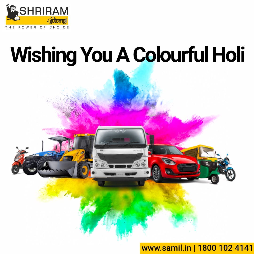 ShriramAutomall's tweet image. From our family to your family, wish your life is blessed by all the hues of happiness. Ensure to celebrate safely in these times of precautions. #holi #holi2020 #samil #samilauctions #samilholimilan