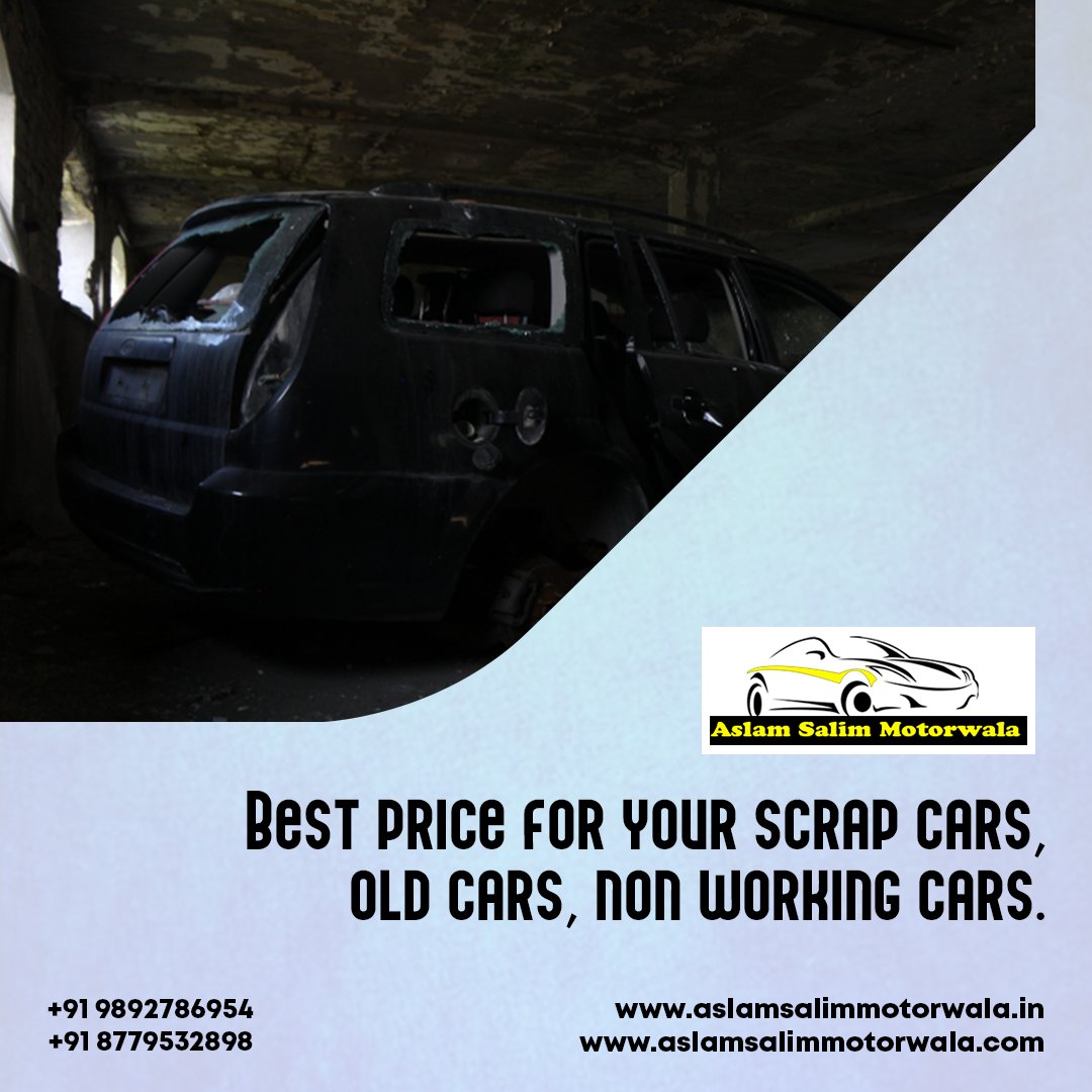 AslamMotorwala's tweet photo. Best price for your scrap cars, old cars, non-working cars।
Only at- @aslam_salim_motorwala
For more call us at: 8779532898  98927 86954

Social media partner-: @intellects_01

#aslamsalim #aslamsalimmotorwala #motorwala #scrapcars #nonworkingvehicles #damangedcars https://t.co/vF3iiiNCaO