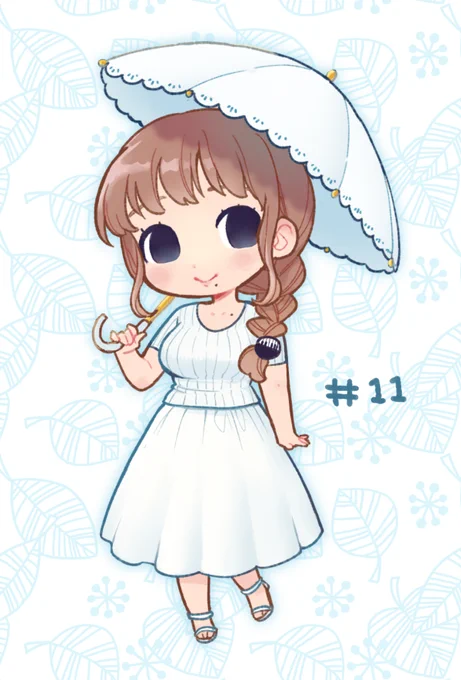 イメージのまま服装決めたら全身真っ白になってしまったおねえちゃん11話後半もお楽しみいただけますよーに! 