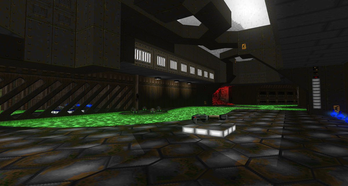 Elendir13's tweet photo. This part of the map is called Serendipity. #Doom #leveldesign #doombuilder #Corona #coronavirus #coronainfection #mapmaking #levelediting #udmf #computergame #FPS https://t.co/vR7Ls4Z8kW