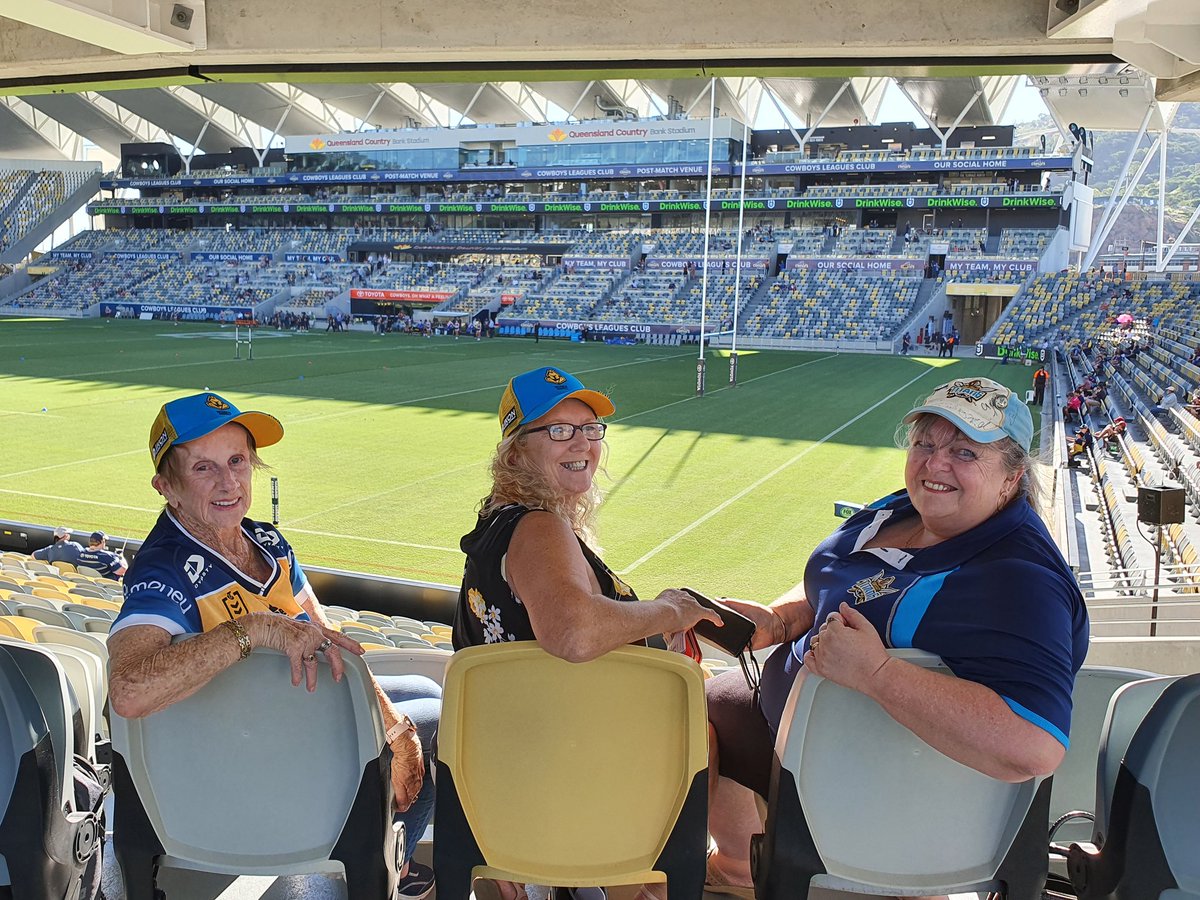 We Made it to Stadium. I will never complain about GC Heat &amp; Humidity Again. GOOOO <a href="/GCTitans/">Gold Coast Titans</a> 💛💙