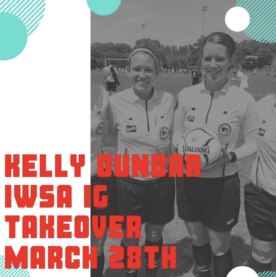 Tomorrow, March 28th, we are extremely excited to join Kelly Dunbar on her day as a referee - facilitator of the beautiful game. Can't wait to find out what we don't know about refereeing!