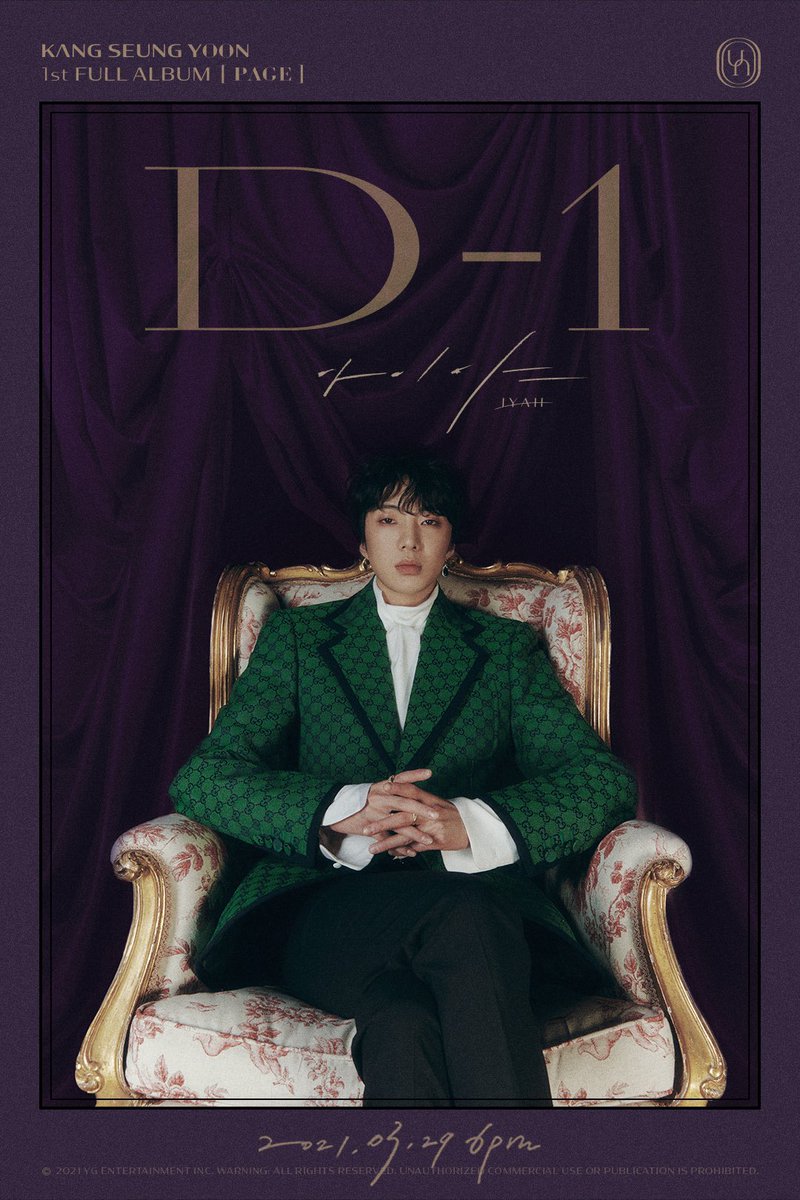 드디어 내일이에요!!!!💙🎊🎉😆
#강승윤 #KANGSEUNGYOON #1stFULLALBUM #PAGE #TITLE #아이야 #IYAH #D_1 #20210329_6PM #위너 #WINNER #YG