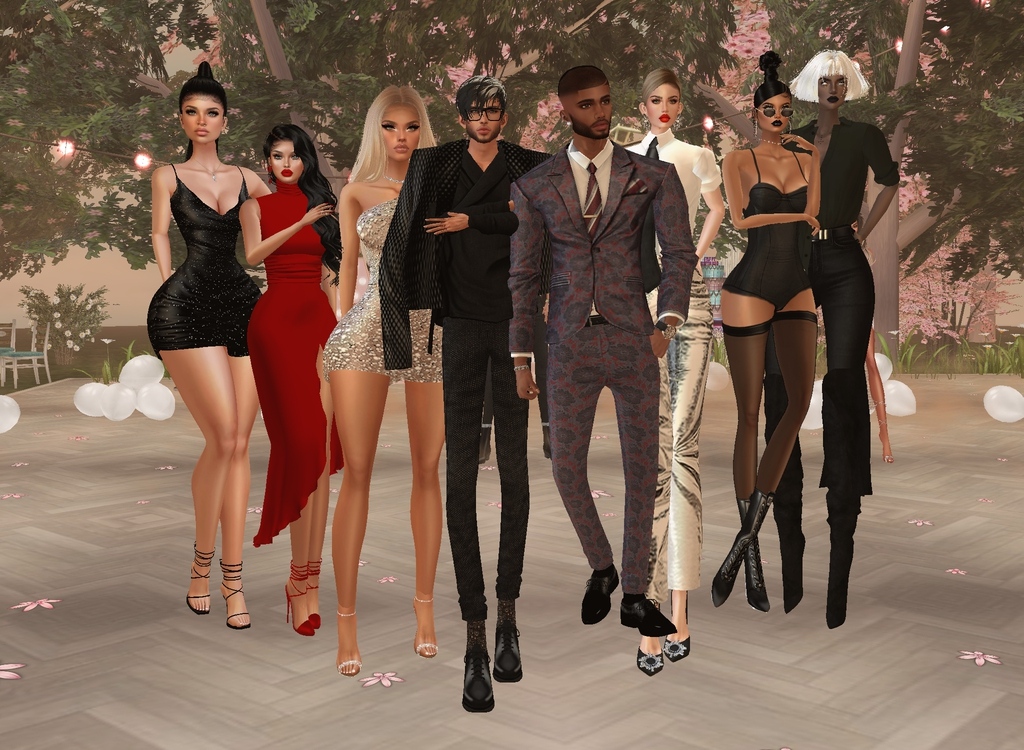 IMVU's tweet photo. A friend group with STYLE. 🔥 User: Togram #DiscoveredOnIMVU #IMVU https://t.co/RzAhhcQrrC