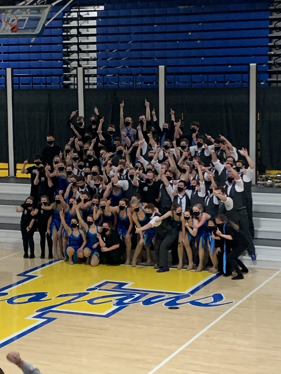 HandlyTrisha's tweet photo. A little over a year ago show choir shut down. We didn’t know if we would ever see our kids perform again. One year later-National Champions 🎉. So proud of this group and their dedication and perseverance. FFE! FFE! https://t.co/mb8tmzak1q