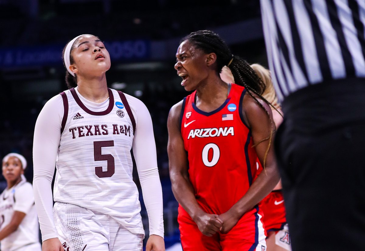 AZATHLETICS's tweet photo. 🚨FOR THE FIRST TIME IN SCHOOL HISTORY, ARIZONA WOMEN'S BASKETBALL IS HEADING TO THE ELITE EIGHT🚨

74-59 over Texas A&amp;M!

#BearDown | #Elite8 https://t.co/w6iFQVoeOh