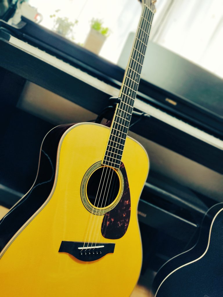 AcouFrisk's tweet photo. ２代目！
めっちゃ高かったけど、エレアコだからねー
音色がきれいで、弾いてて楽しすぎる https://t.co/zy9Rr57de2
