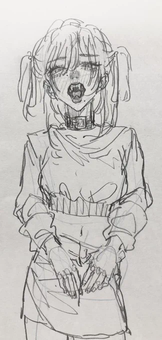 久しぶりにお絵描きしたー絵柄どこいった 