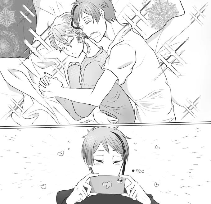 イドアズ前提ジェfeat.フロアズ
睡眠.姦とハ.メ.撮りを足してまろやかにした感じの4コマです
ぬるいけど一応ワンクッション
 https://t.co/Xc5AsP5Q0S 