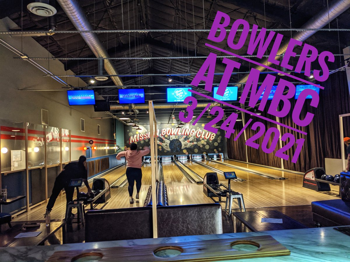 Bowling is back!  We are so excited to be able to open our lanes once again.  Only 2 lanes available, so please visit our website to reserve.  
missionbowlingclub.com/bowling-covid-…