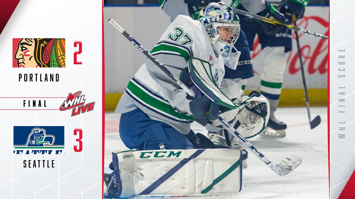 Standing tall in net, <a href="/JacksonBerry_1/">Jackson Berry</a> records his first win for the <a href="/SeattleTbirds/">Seattle Thunderbirds</a>! 

📝| bit.ly/3u1u6FW