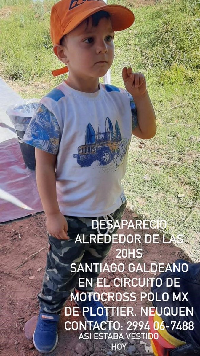 DiarioOle's tweet photo. Santiago Galdeano, primo de Ezequiel Centurión (arquero de River a préstamo en Estudiantes de Caseros), desapareció el sábado por la noche en Plottier, Neuquén.

Si sabés algo, acá te contamos cómo ayudar 👉 https://t.co/W6DqVma1rR https://t.co/NIXRI8QhxU