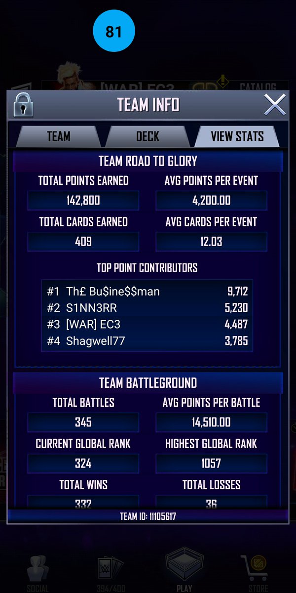EC3onSC's tweet image. We are still looking for new members! RR21 or higher tier. 210 RTG, 10 RD, Max TBG with no lost attacks. DM me or @stabologlou for more info! #WWESuperCard #WWESC #SuperCard