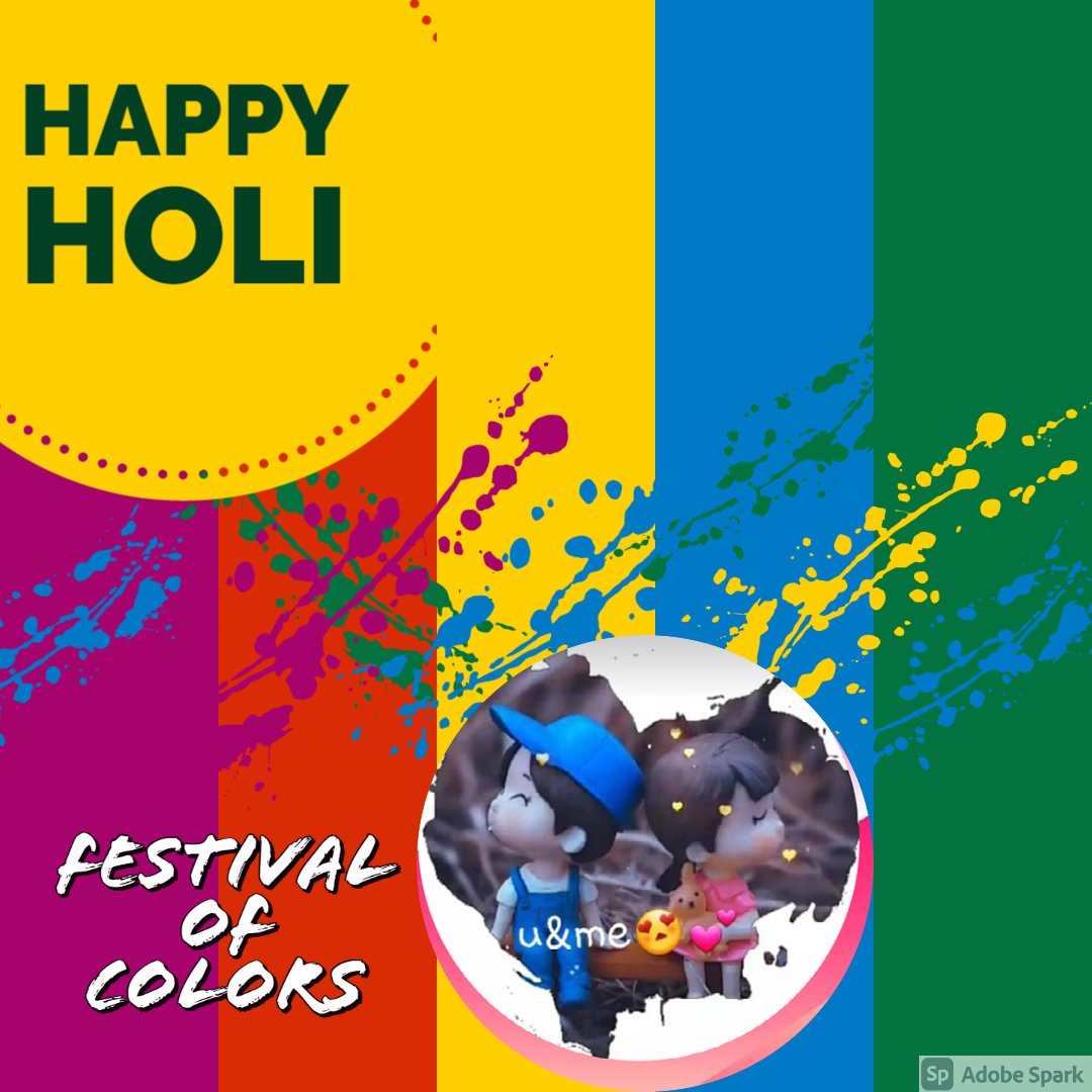 Deepak0495's tweet photo. Wish you a very #HappyHoli
May God gift you all the #coloursoflife
#coloursofjoy
#coloursofhappiness
#coloursoffriendship
#coloursoflove and all other colours you want to paint your life in⏰
Let's throw out the colours in the air & renew our 💞 with a bit of romantic colour https://t.co/NoYhb0nVyV