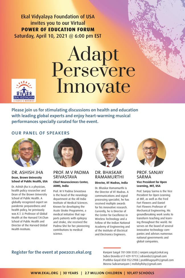 YuvaPrayagraj's tweet photo. Please join us for stimulating discussions on health and education
with leading global experts and enjoy heart-warming musical
performances specially curated for the event.
#FTS #ekal #education #charity #Ftsindia #donation #motivation

https://t.co/0BULwLu7ie https://t.co/RZ1EBXN5UQ