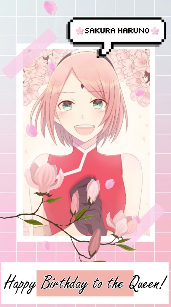 HAPPY BIRTHDAY TO MY QUEEN, SAKURA HARUNO!!!    