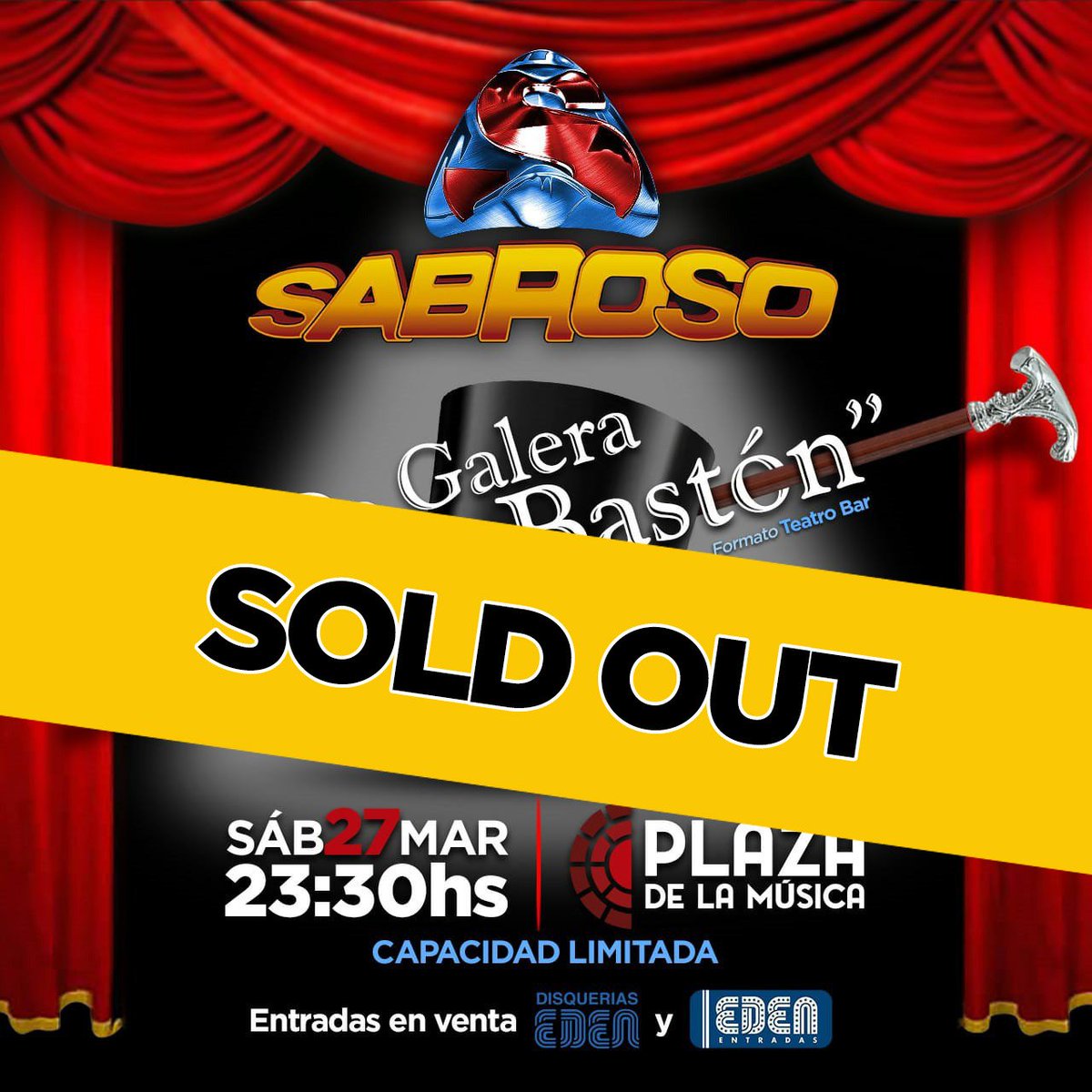 Sabrosoweb's tweet photo. Capacidad completa para la gran noche de la Plaza de la Música.
Gracias a todos por acompañarnos una vez más.
Sabroso, siempre Sabroso... https://t.co/FXSGxE85wX