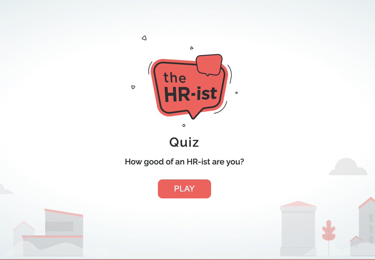 How good of an HR-ist are you? We recently launched a fun #quiz to help you identify how creative, knowledgeable, or tech-savvy you are as an HR professional. 

😎Curious to know more? 
👩‍💻Let’s play: bit.ly/397KiNI   
#HR #HRquiz #employerbranding