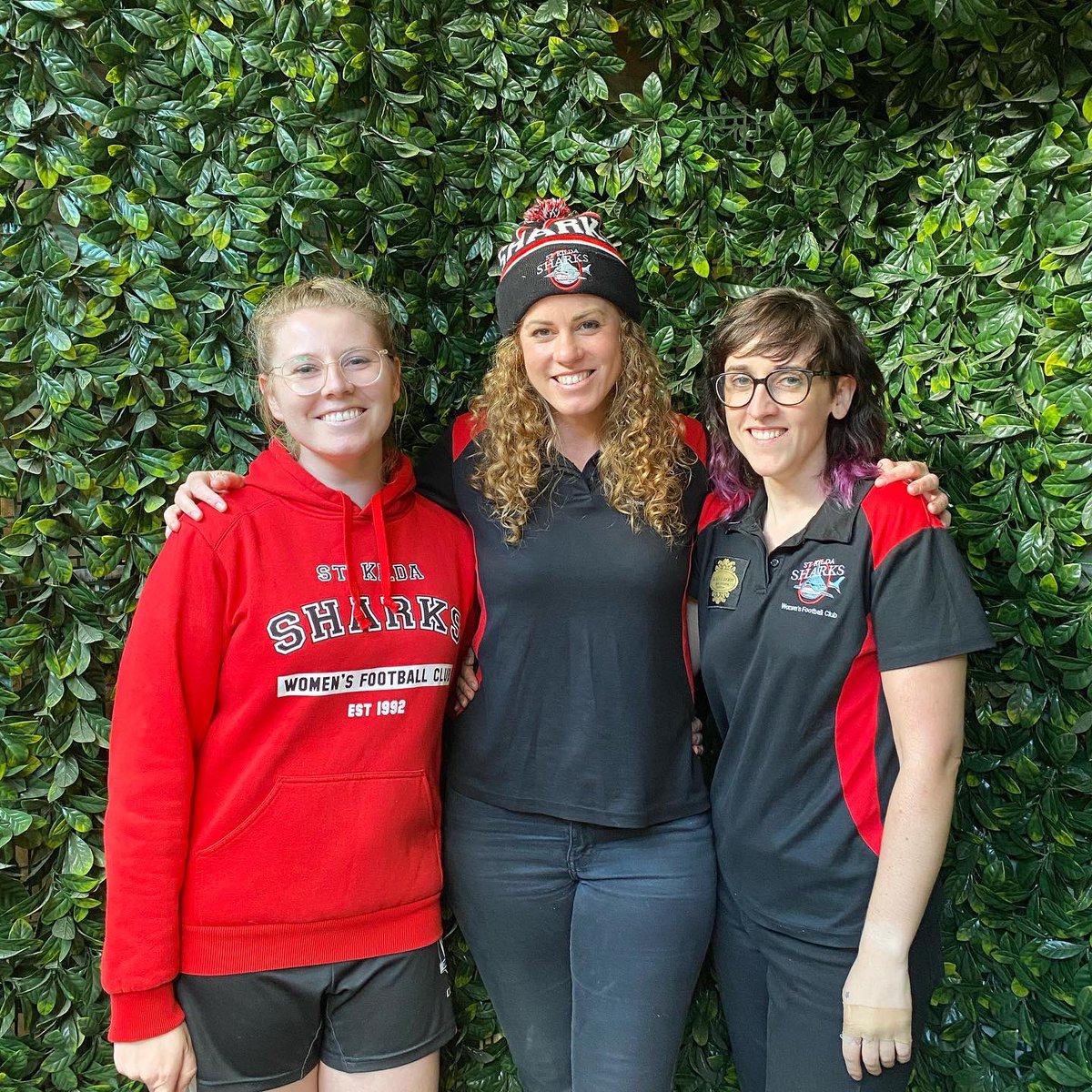 OUR 2021 LEADERSHIP GROUP

 🔴⚪️⚫️

Division 1 - Captain Sarah Black, Vice Captains Georgia Harris &amp; Alex Vanderwaal 

Division 2 -  Captain Meg Speak, Vice Captains Karissa Janssen &amp; Georgia Macshane.

Congratulations ladies 💫 🦈