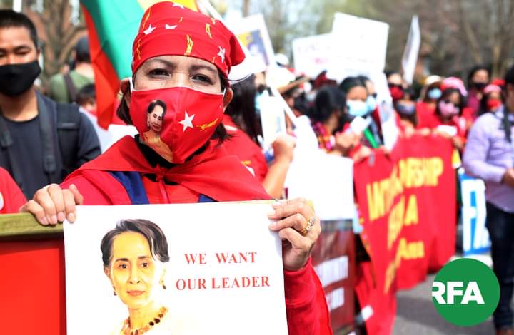 On Mar 27 in #Washinton, women leaded the anti-Coup strike.They marched along the streets and protested in front of Myanmar Military Embassy, China Embassy and other crowded areas.

#WhatsHappeningInMyanmar 
#WomenPower
#Mar28Coup