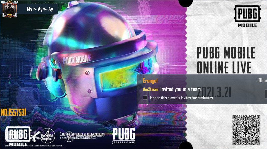 yanwhermawan's tweet photo. PUBG MOBILE 3rd Anniversary Music Party. I already got my ticket, will you join me, DJ Alesso, and Rich Brian? Let's enjoy the music online together! https://t.co/gf72F1LD7T https://t.co/0GSQnHr94m